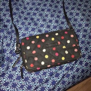 Vera Bradley All in One Crossbody Havana Dots